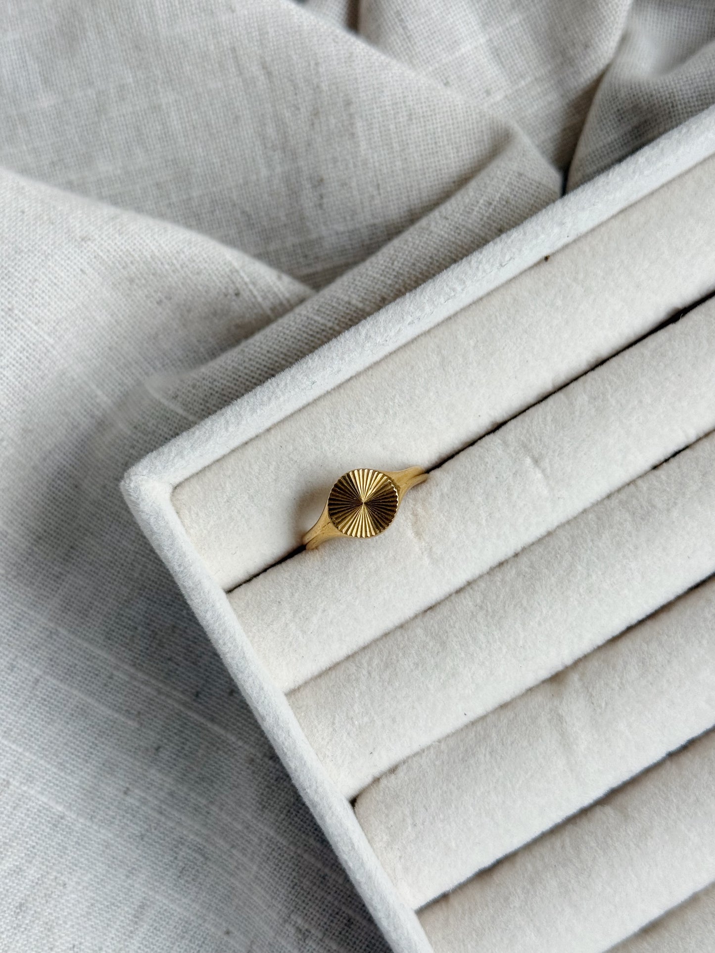 Gold Sun Ring