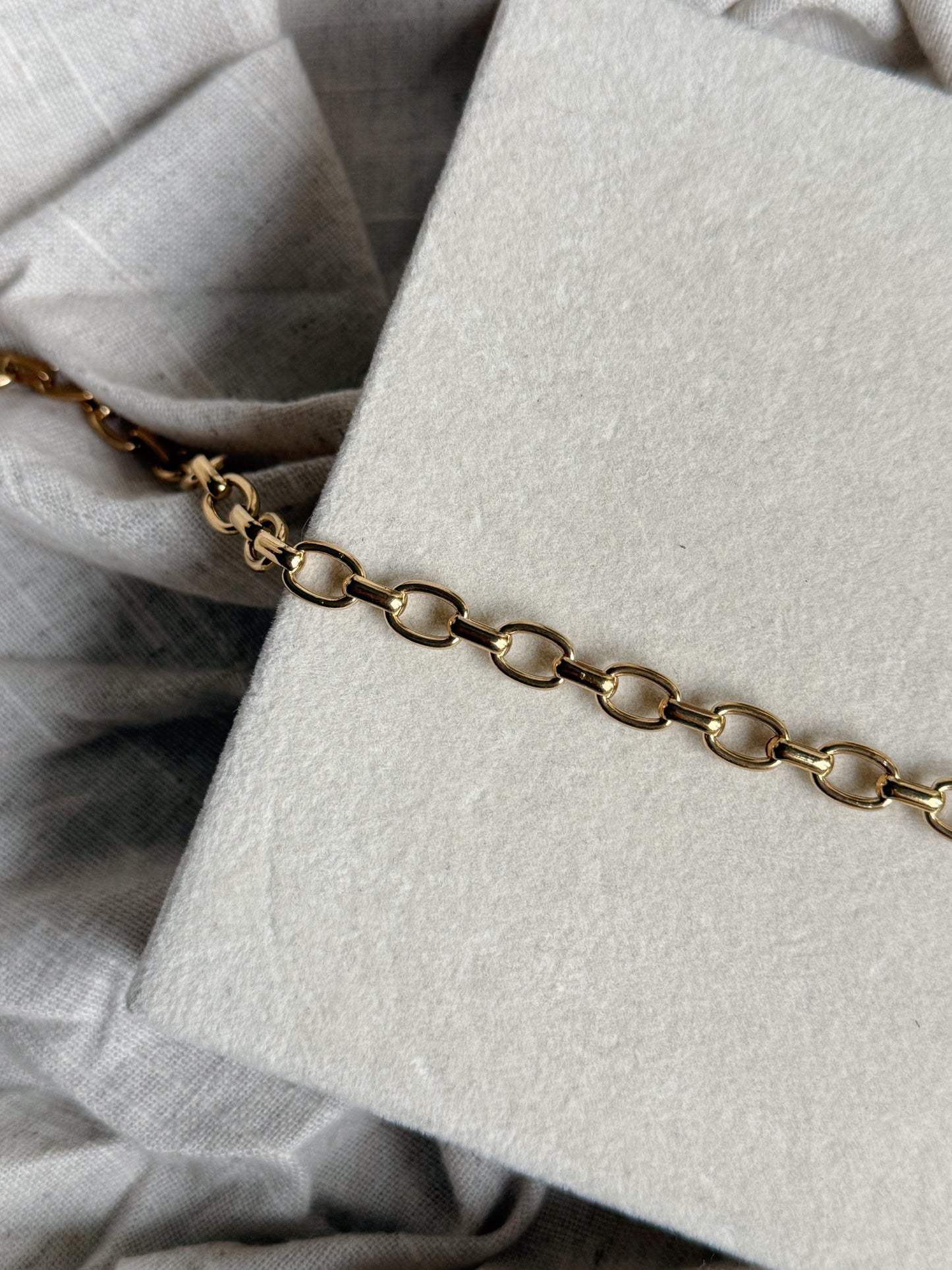 Mid Linked Charm Necklace