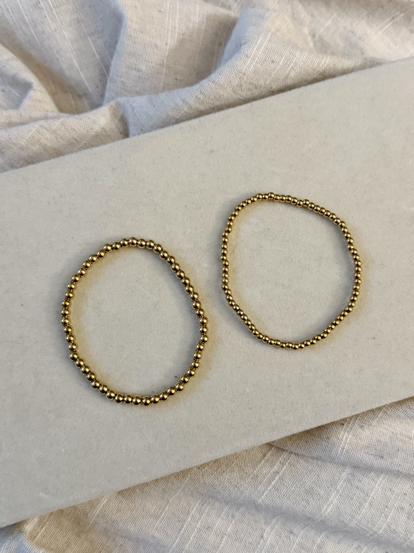 Gold Bead Bracelet
