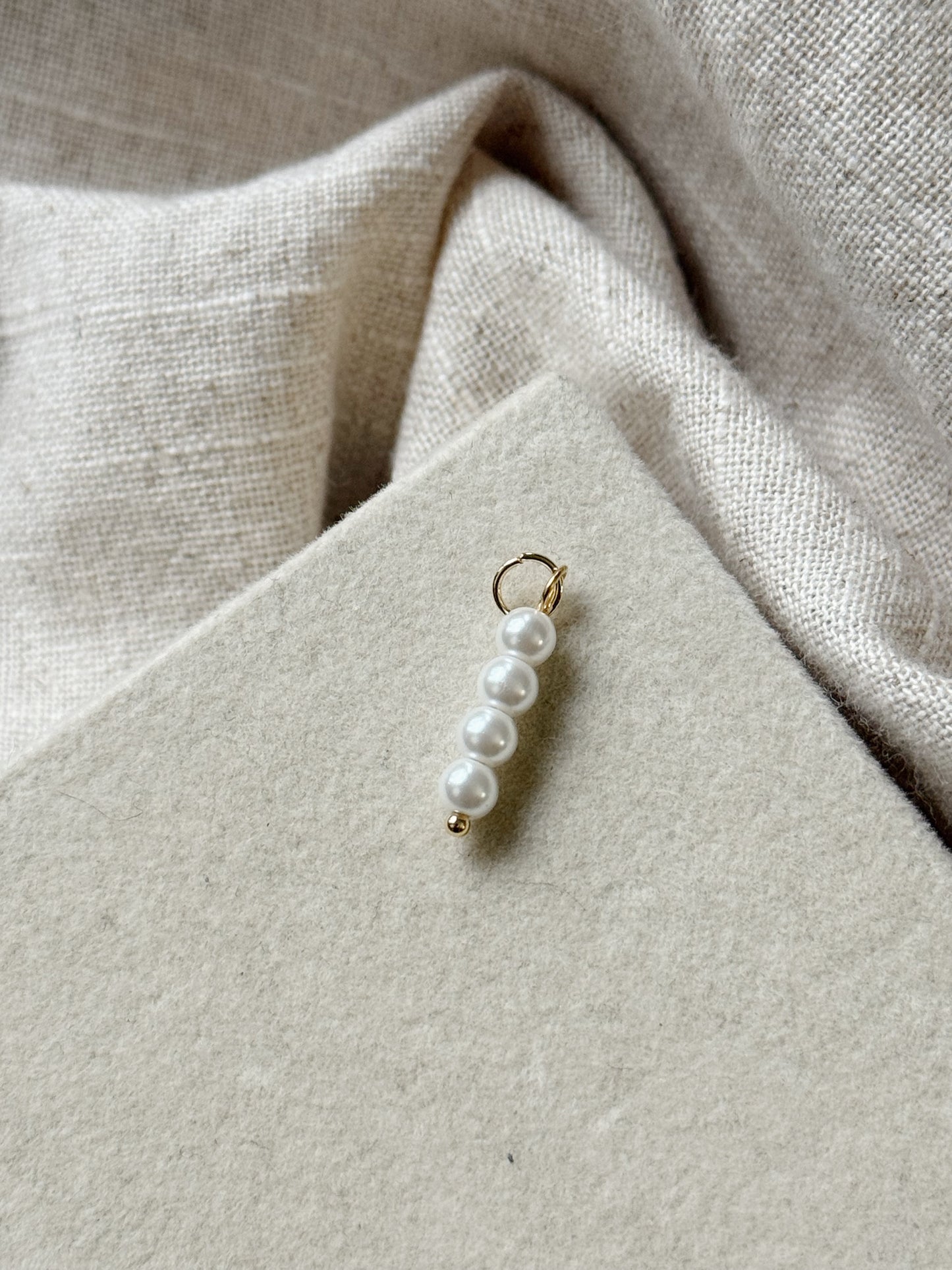 Long Pearl Charm