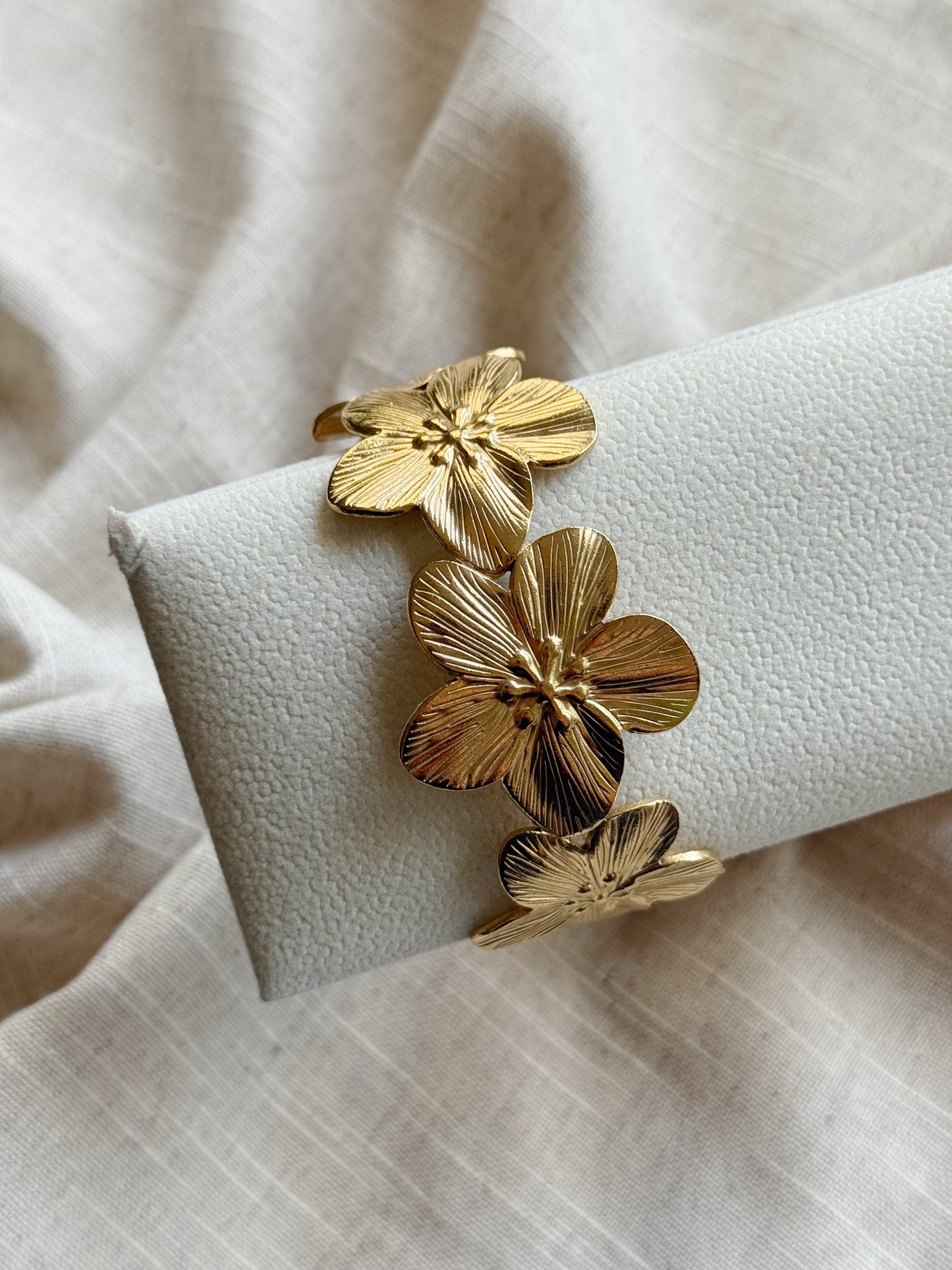 Floral Statement Bracelet