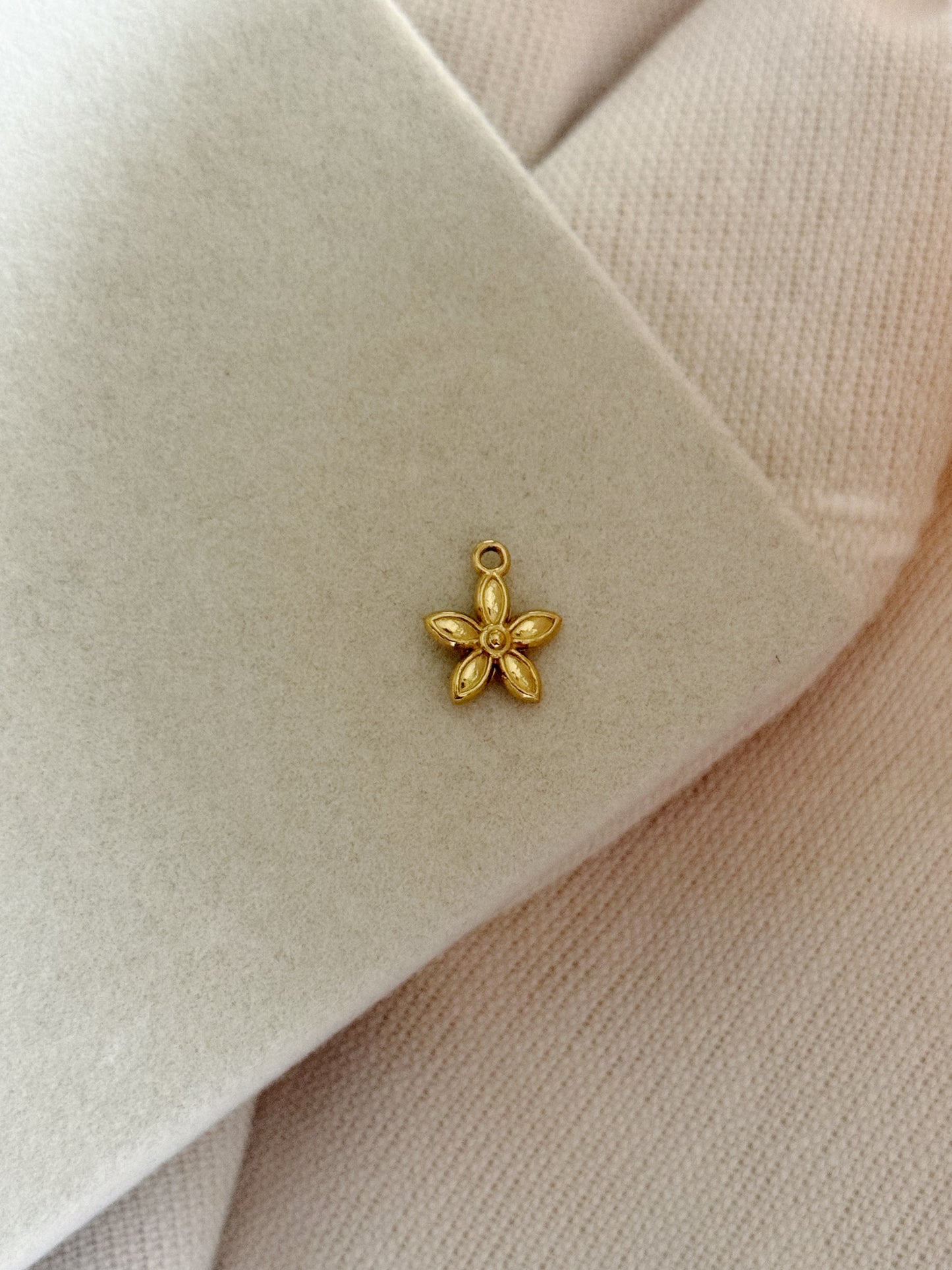 Gold Flower Charm