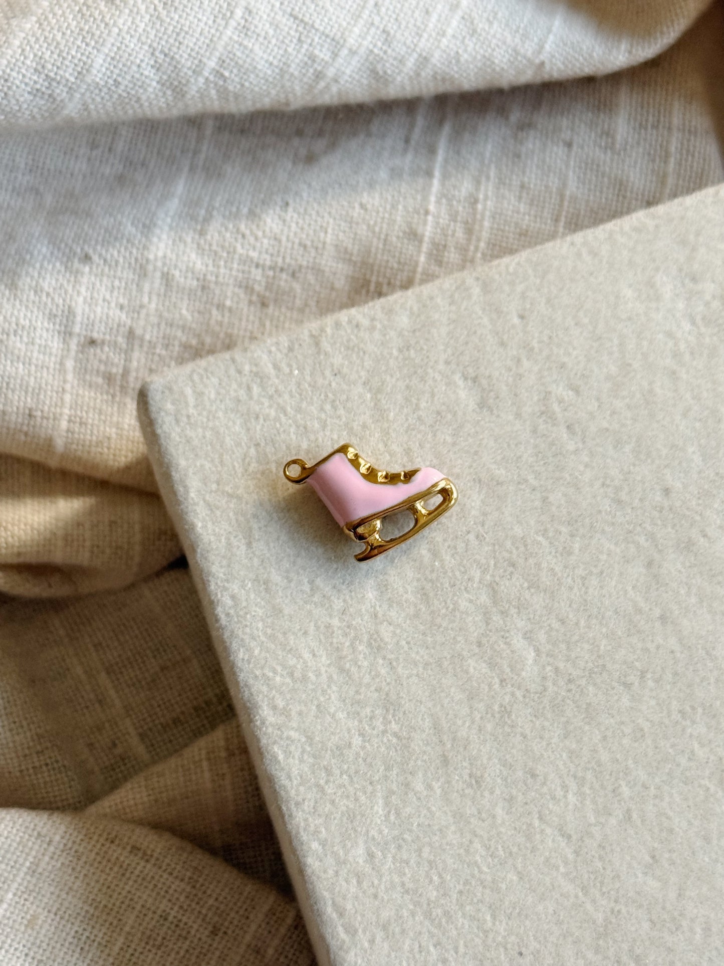 Pink Skate Charm