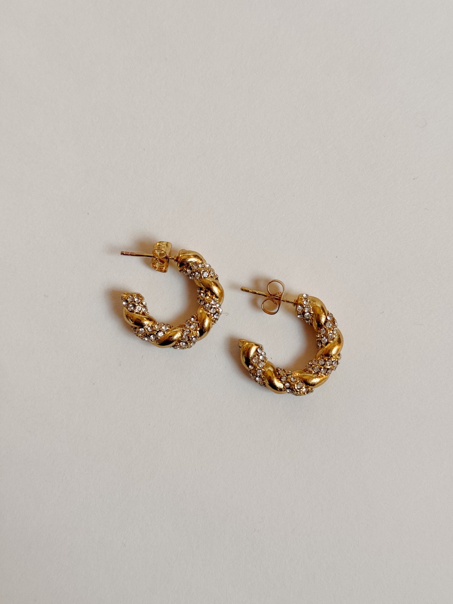 Luxe Twisted Hoops