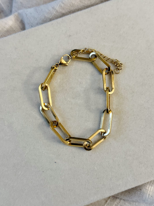 Bold Paperclip Bracelet