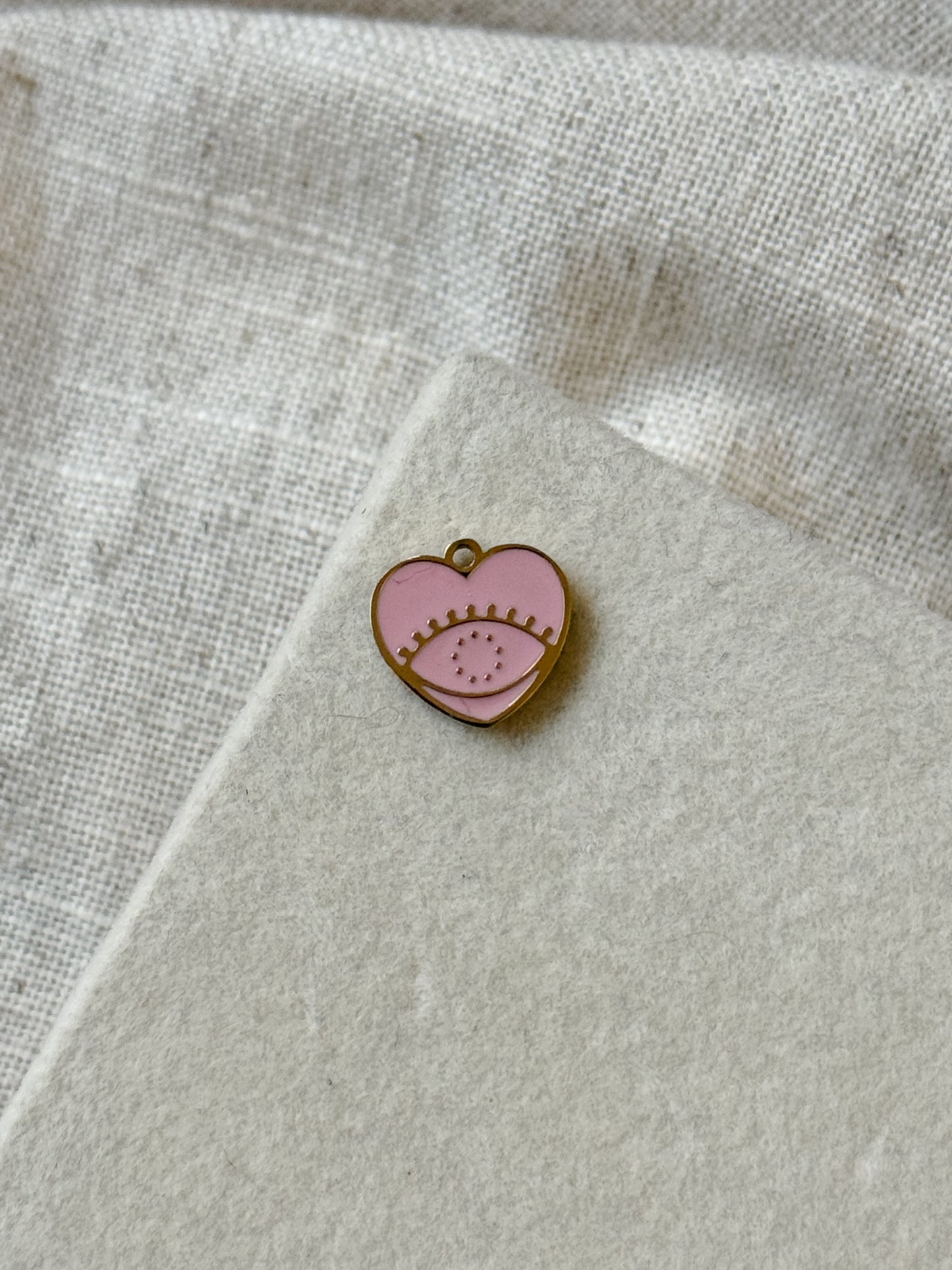 Pink Eye Charm