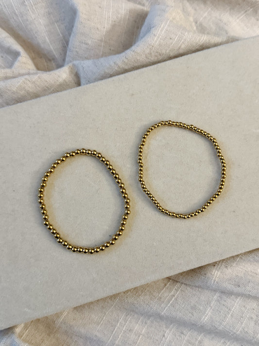 Gold Bead Bracelet