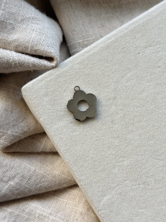 Silver Fleur Charm