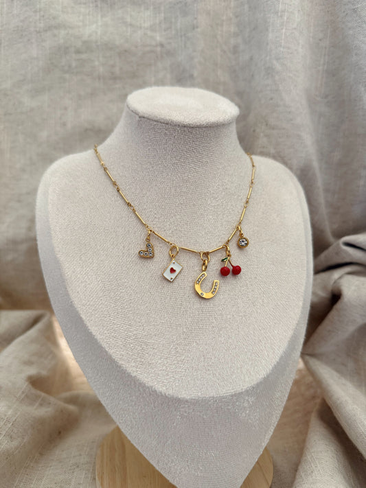 Rouge Charm Necklace