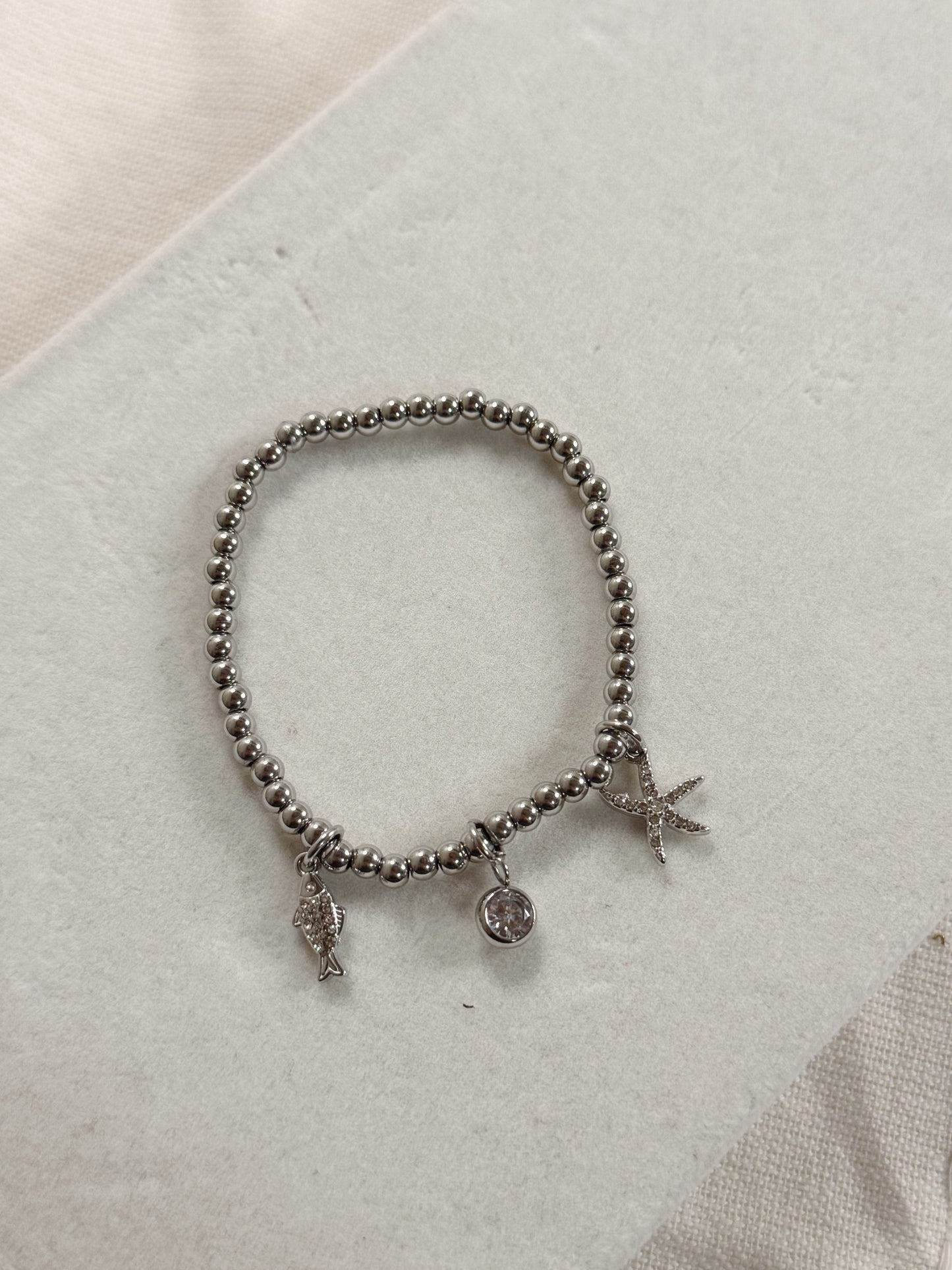 Silver Ocean Bracelet