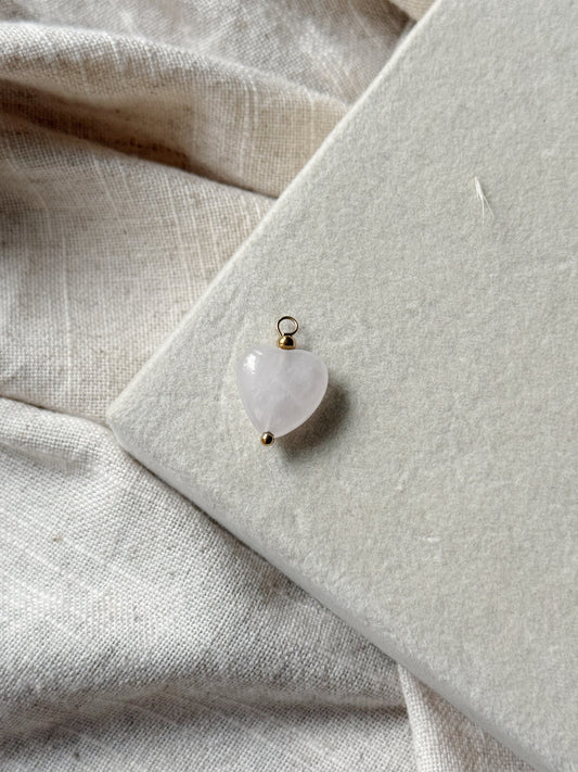 Bold Pink Heart Charm