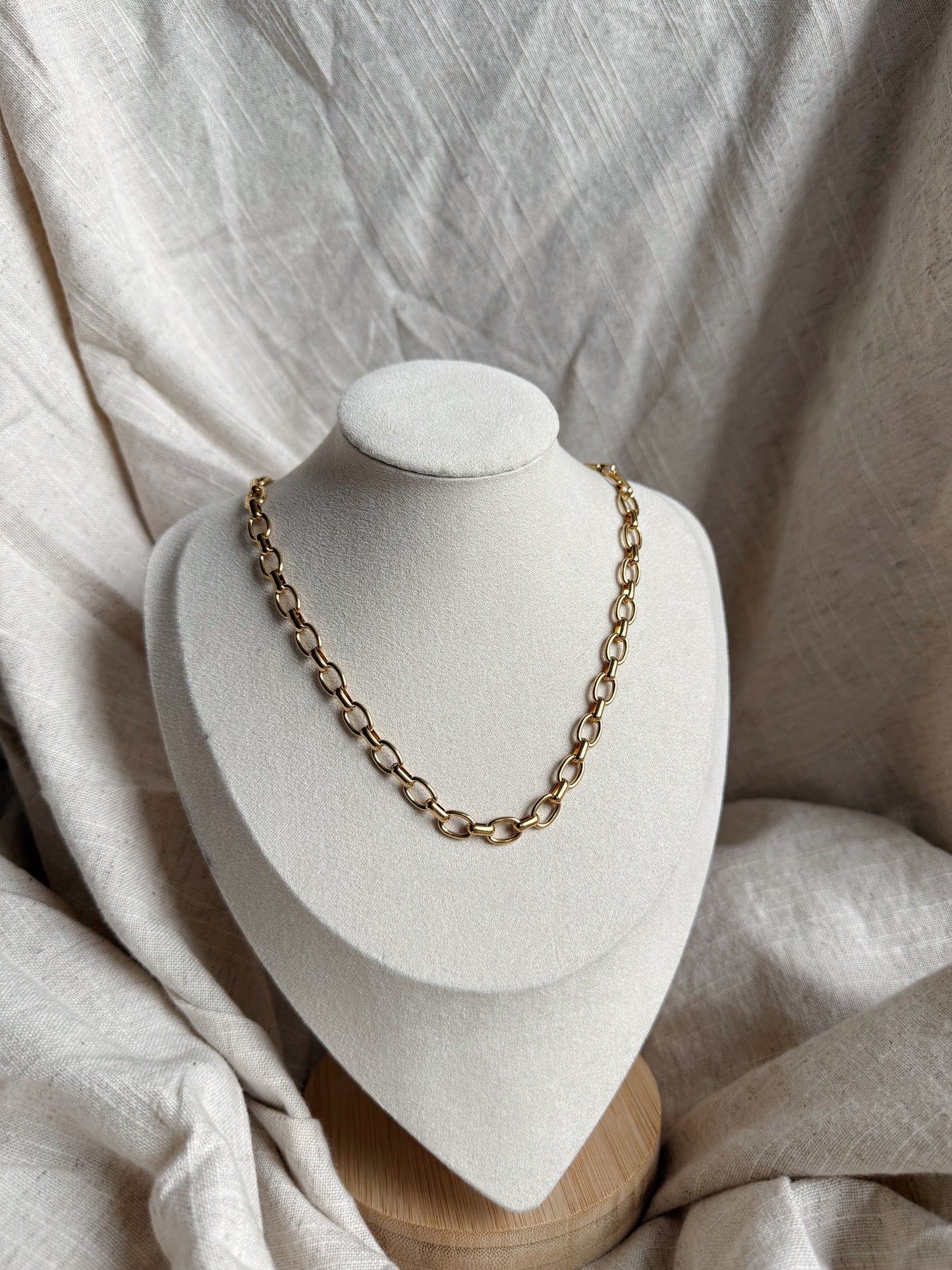 Mid Linked Charm Necklace