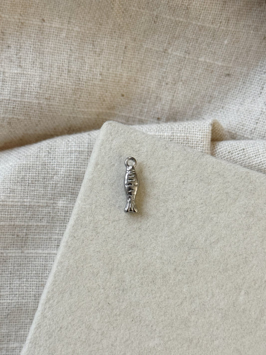 Silver Mini Fish Charm