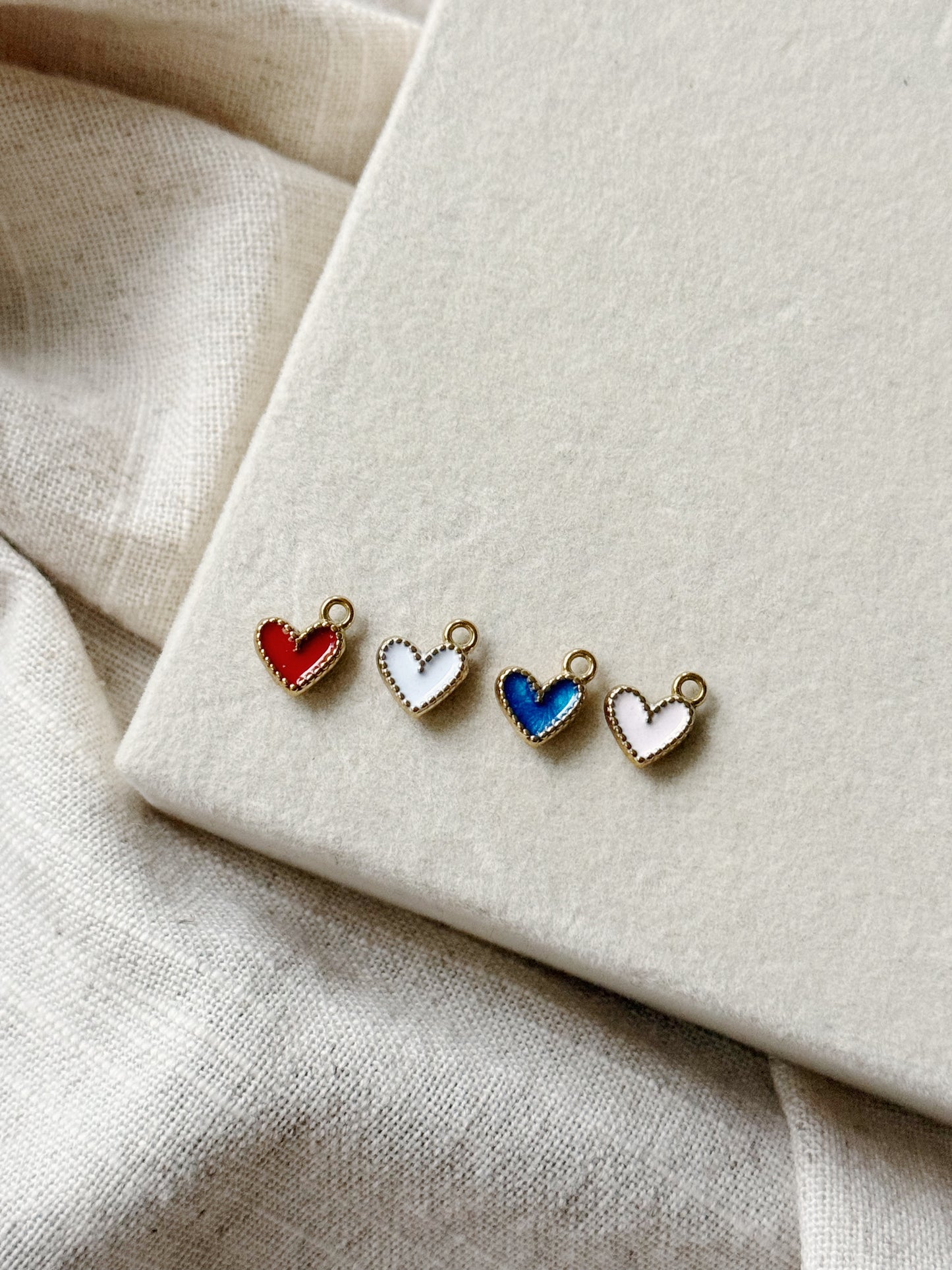 Mini Heart Charms