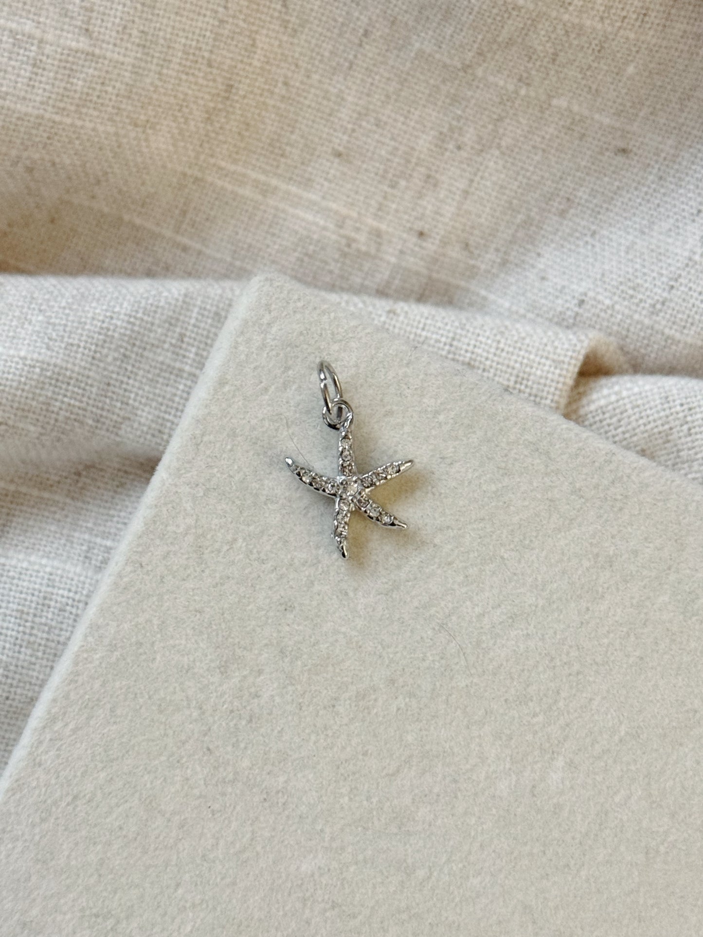 Silver Starfish Charm