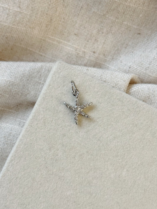 Silver Starfish Charm
