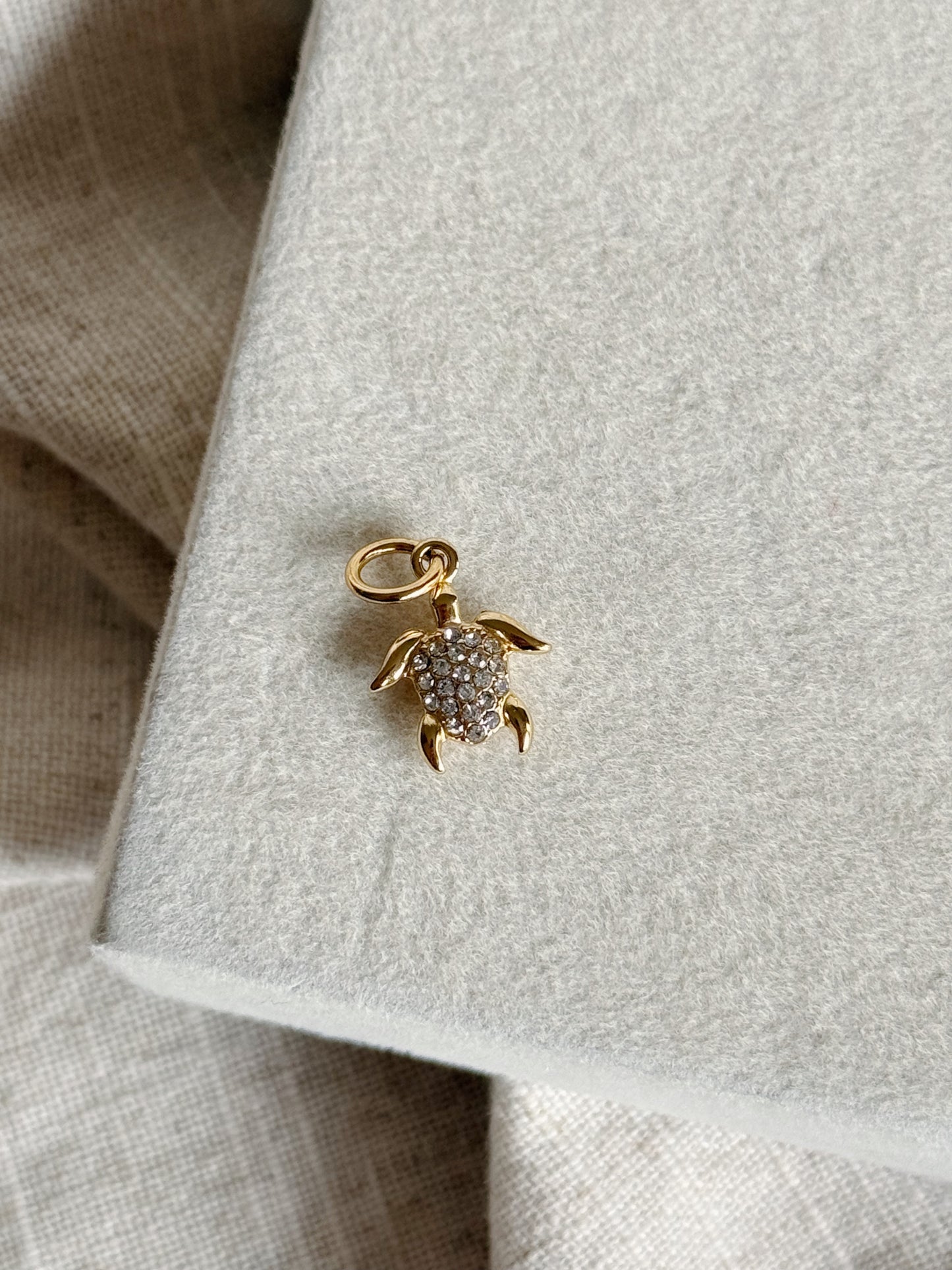 Gem Turtle Charm