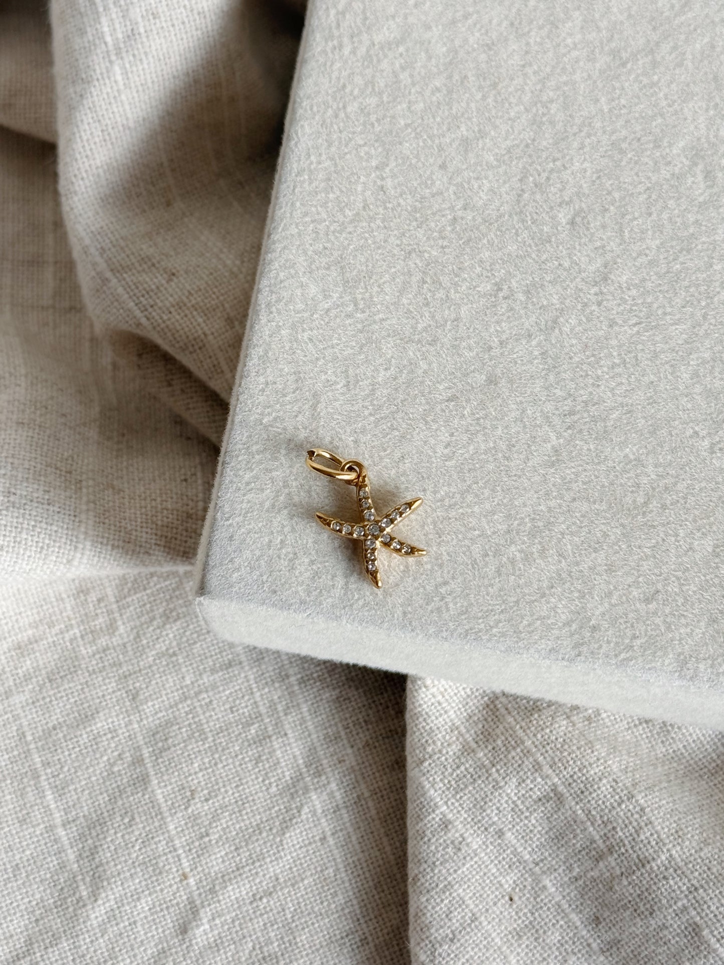 Gem Starfish Charm