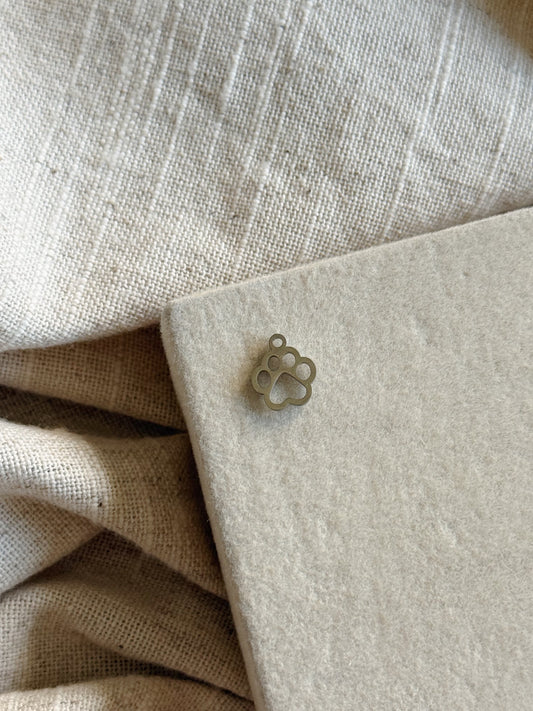 Silver Paw Charm