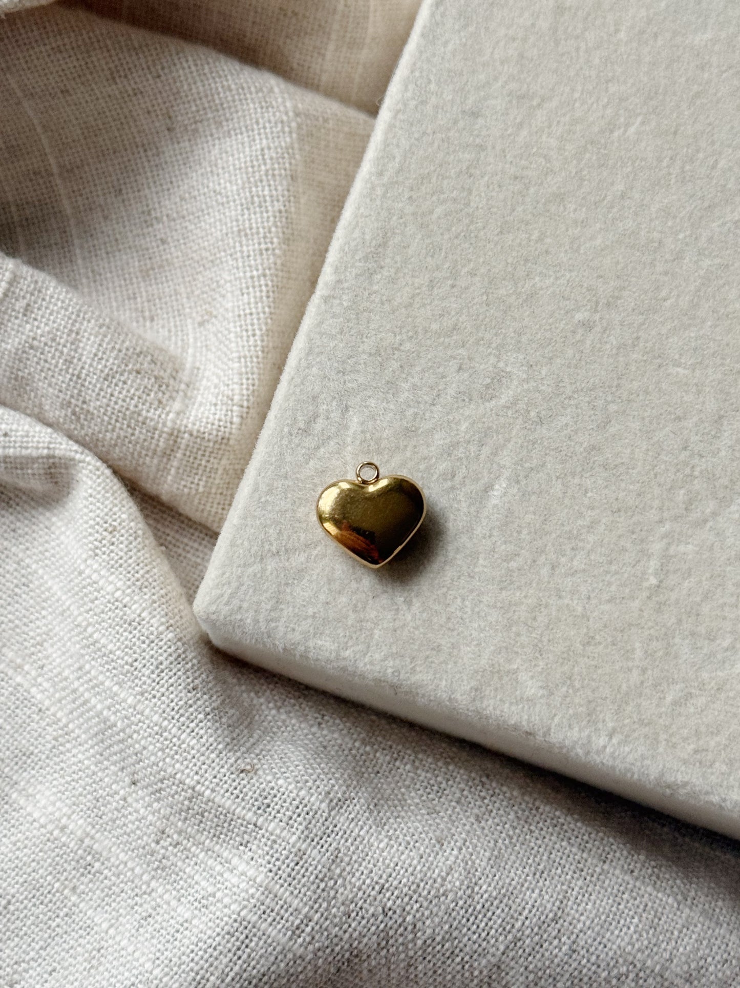 Gold Heart Charm