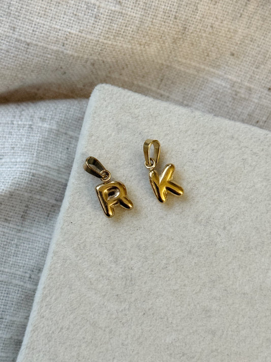 Bubble Letter Charm
