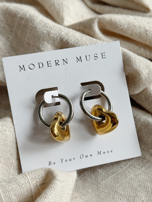 Heart earrings
