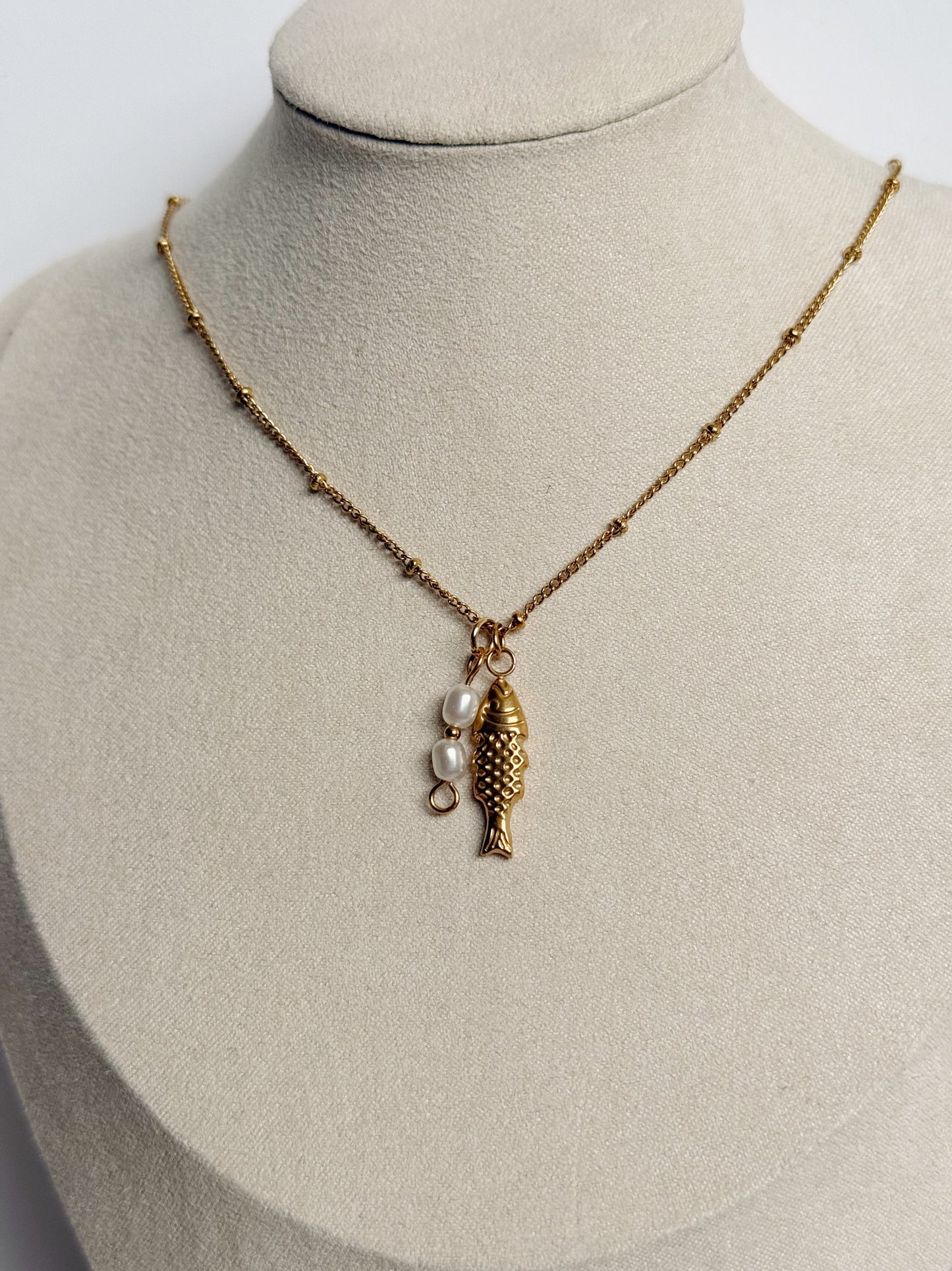 Sardine Charm Necklace